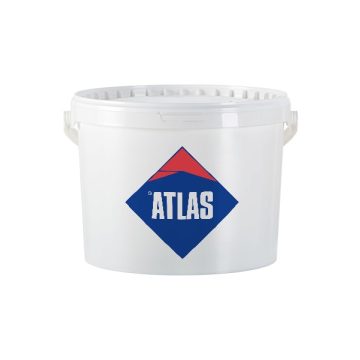   Atlas szilikon gyanta kötőanyagú nemesvakolat 1,5 mm  25 kg/vödör  kapart Fehér