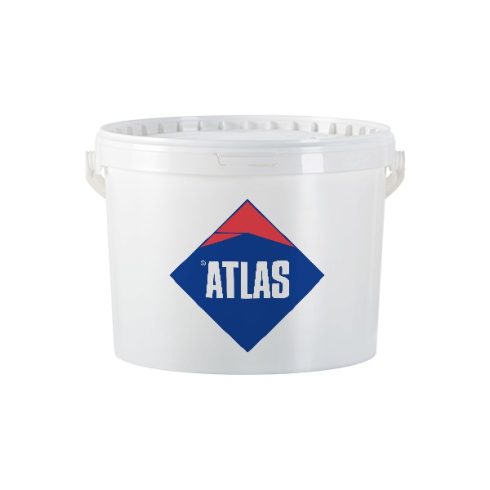 Atlas szilikon gyanta kötőanyagú nemesvakolat 1,5 mm  25 kg/vödör  kapart Fehér