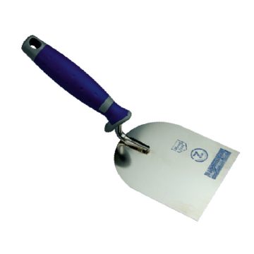   Blue Dolphin rozsdamentes stukkó kanál szilikon nyéllel 150 mm