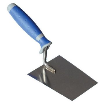   Blue Dolphin rozsdamentes trapézkanál szilikon nyéllel 140 mm