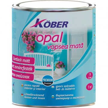 Köber matt zománcfesték fekete 0.75L 