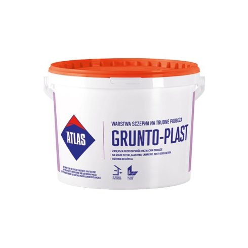 Atlas Grunto plast kvarcliszt tartalmú tapadáselősegítő alapozó 5 kg
